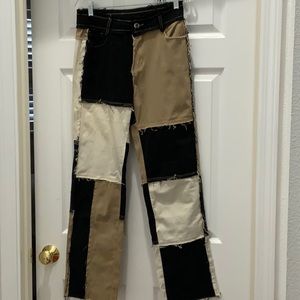 Patchwork pants